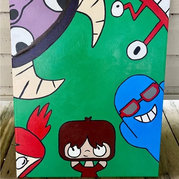 Foster Home for Imaginary Friends Homemade Wall Art Painting Anime Decor Poster